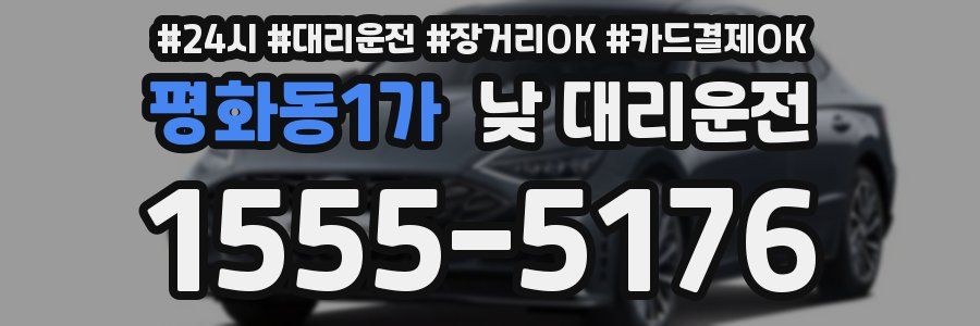 평화동1가 낮 대리운전