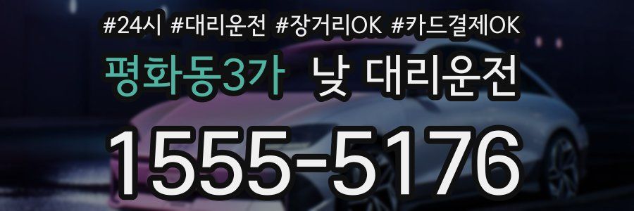 평화동3가 낮 대리운전
