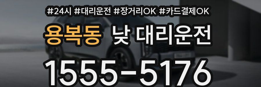 용복동 낮 대리운전