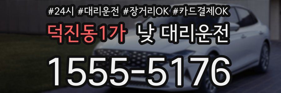 덕진동1가 낮 대리운전
