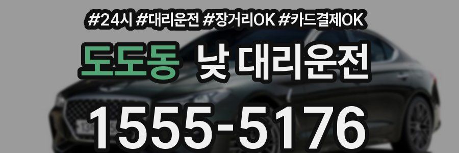도도동 낮 대리운전