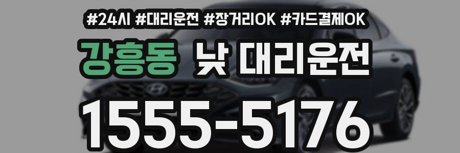 강흥동 낮 대리운전