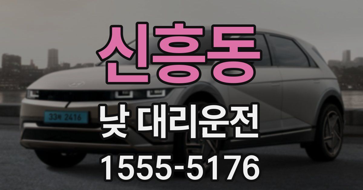 신흥동 낮 대리운전
