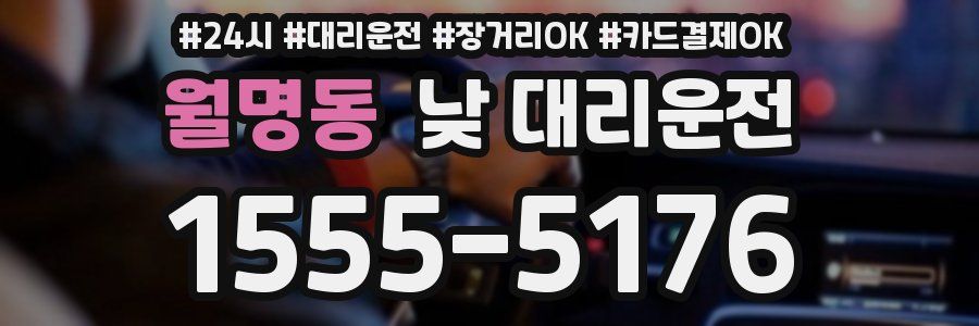 월명동 낮 대리운전