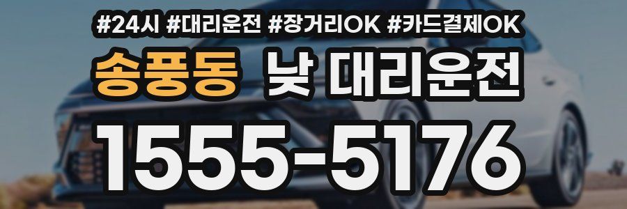 송풍동 낮 대리운전