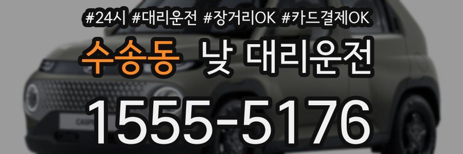 수송동 낮 대리운전