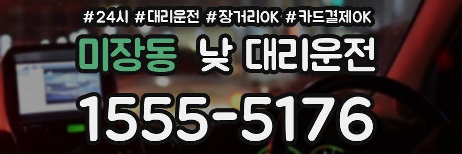 미장동 낮 대리운전
