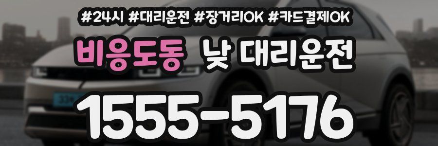 비응도동 낮 대리운전
