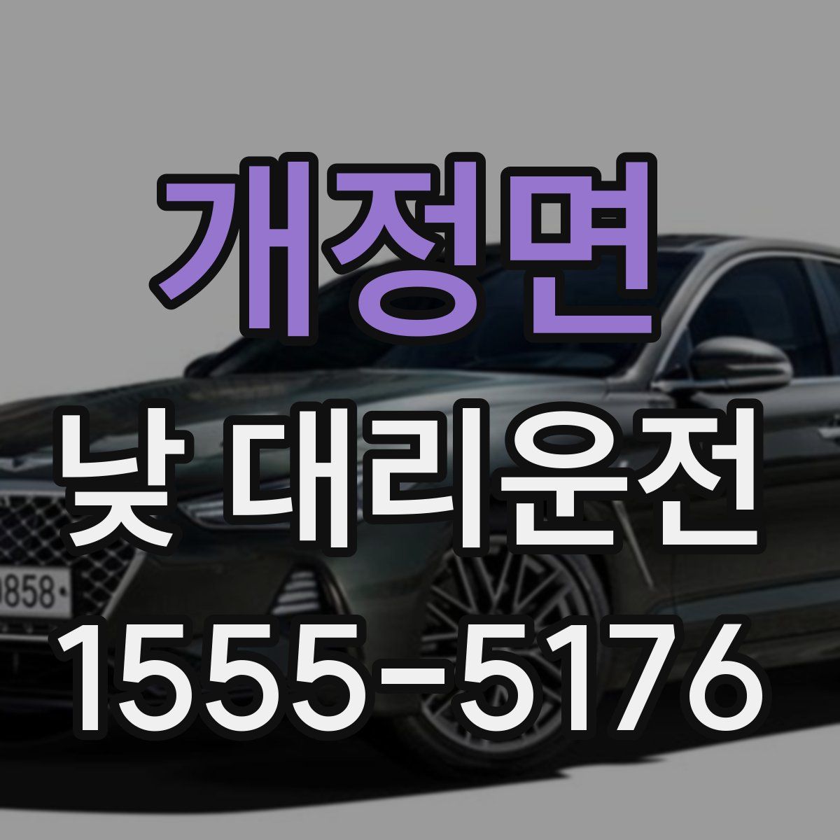 개정면 낮 대리운전