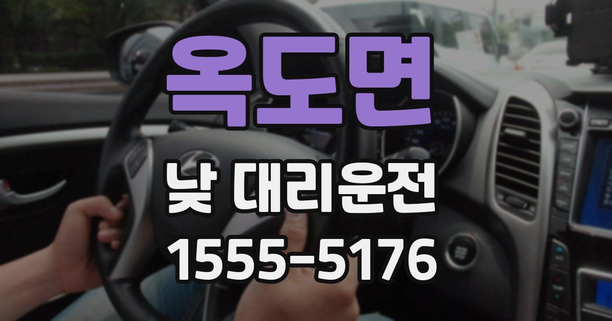 옥도면 낮 대리운전