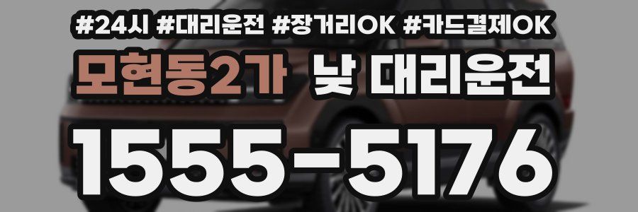 모현동2가 낮 대리운전