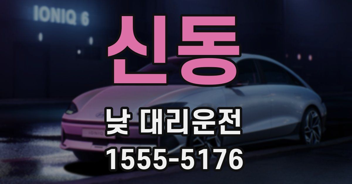 신동 낮 대리운전