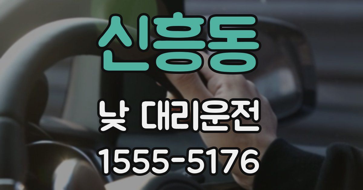 신흥동 낮 대리운전