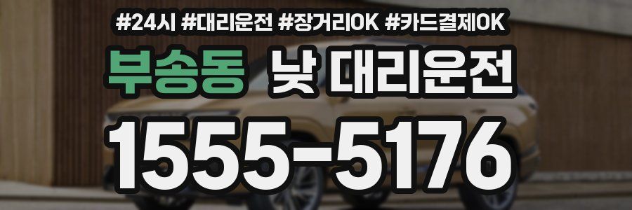 부송동 낮 대리운전
