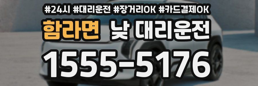 함라면 낮 대리운전