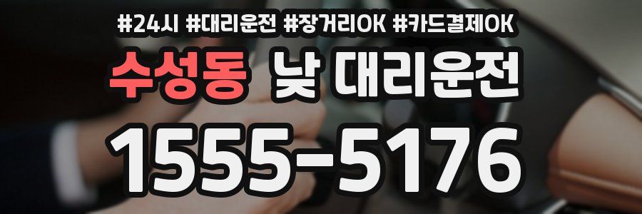 수성동 낮 대리운전