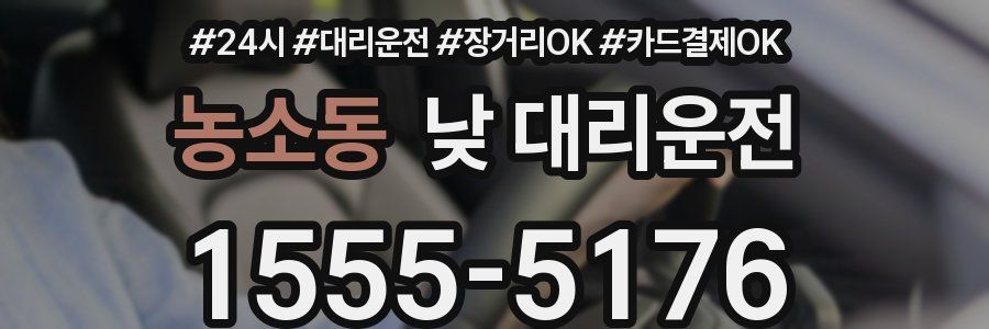 농소동 낮 대리운전