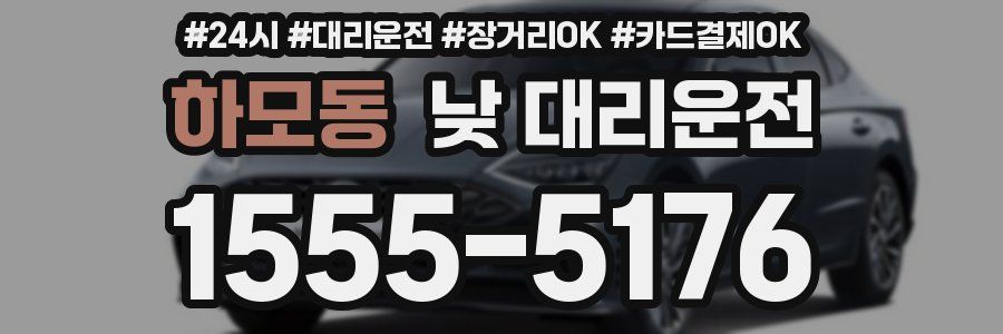 하모동 낮 대리운전