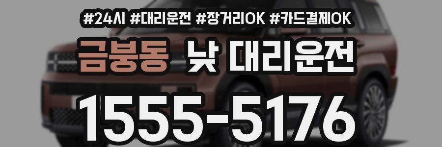 금붕동 낮 대리운전