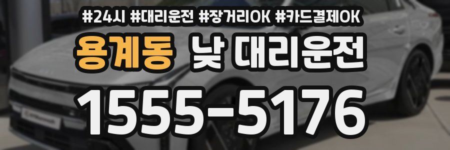 용계동 낮 대리운전