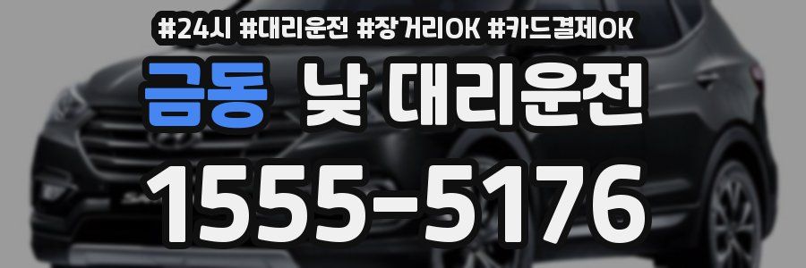 금동 낮 대리운전