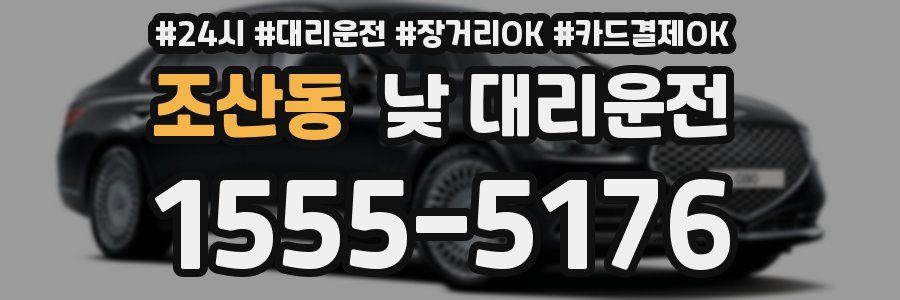 조산동 낮 대리운전