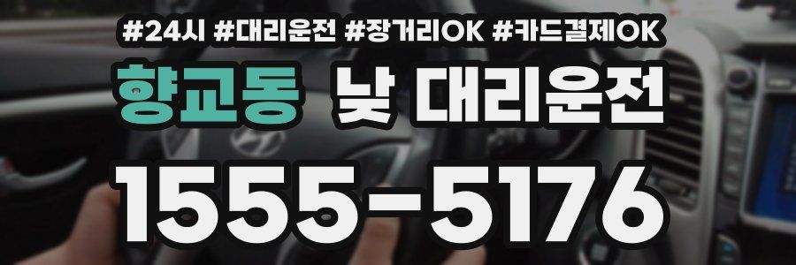 향교동 낮 대리운전