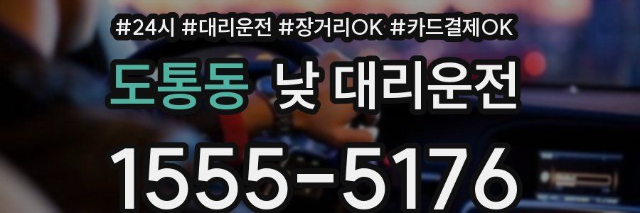 도통동 낮 대리운전