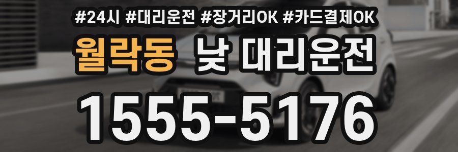 월락동 낮 대리운전