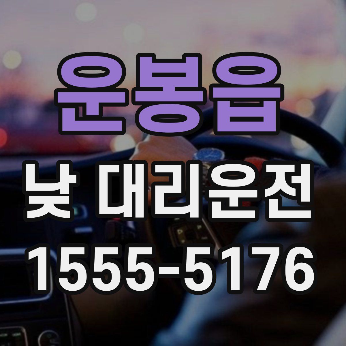 운봉읍 낮 대리운전