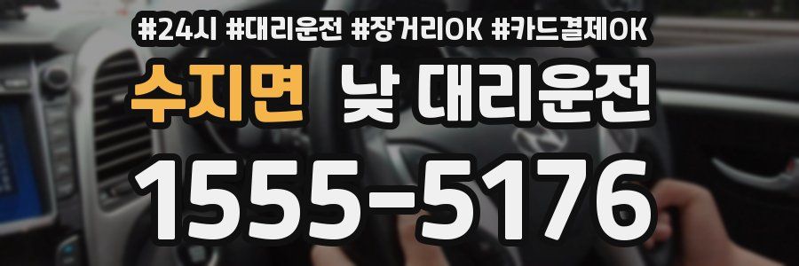 수지면 낮 대리운전