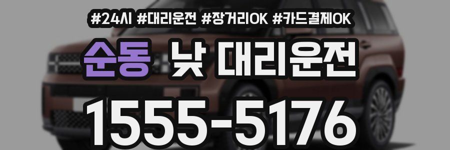 순동 낮 대리운전