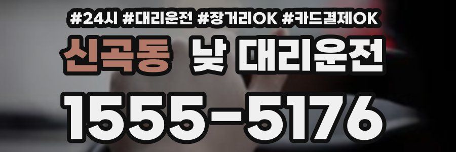 신곡동 낮 대리운전