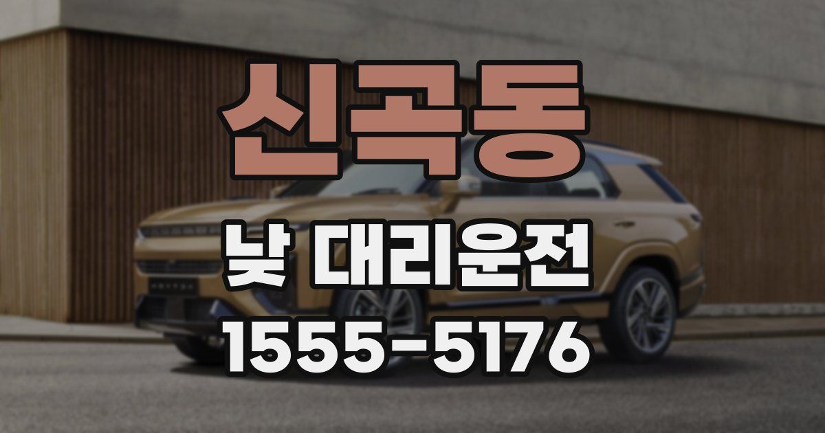 신곡동 낮 대리운전