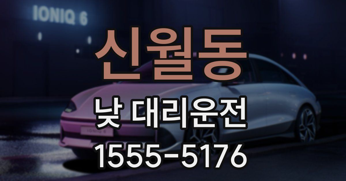 신월동 낮 대리운전