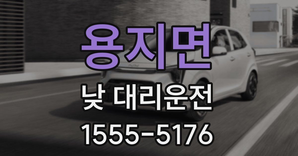 용지면 낮 대리운전