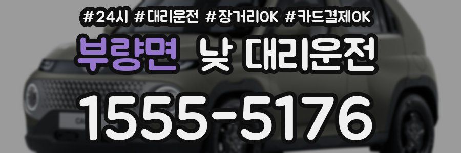 부량면 낮 대리운전