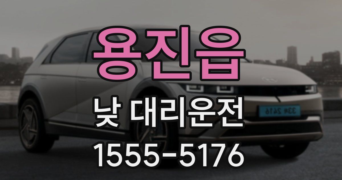 용진읍 낮 대리운전