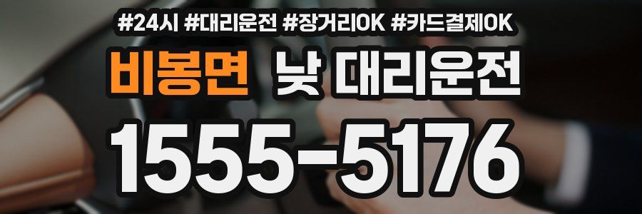 비봉면 낮 대리운전
