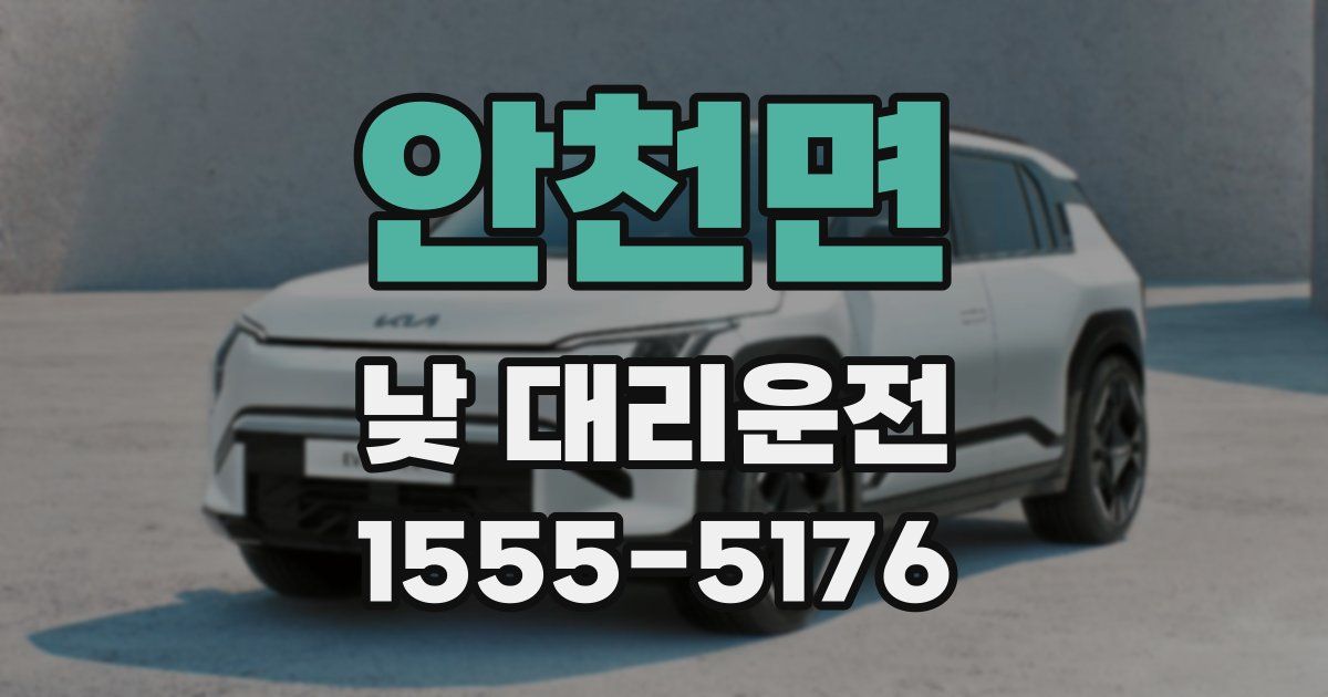 안천면 낮 대리운전