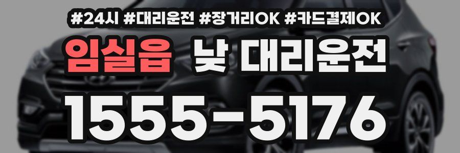 임실읍 낮 대리운전