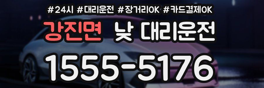 강진면 낮 대리운전