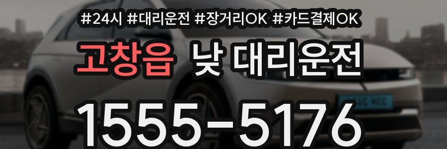 고창읍 낮 대리운전