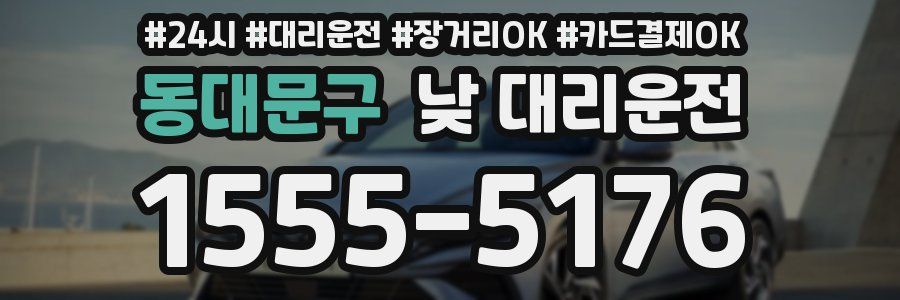 동대문구 낮 대리운전