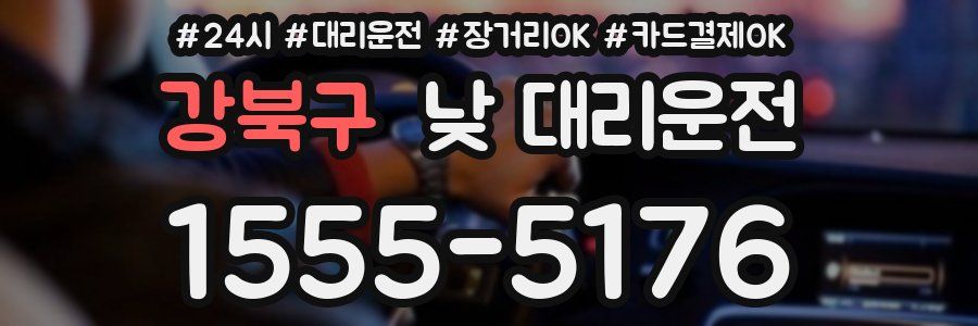 강북구 낮 대리운전