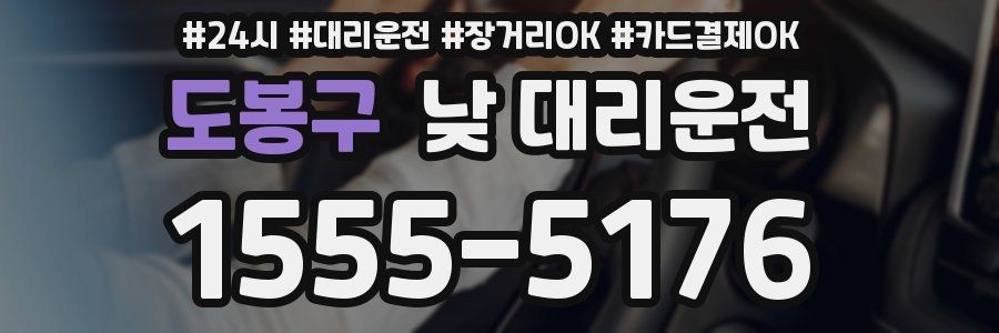 도봉구 낮 대리운전