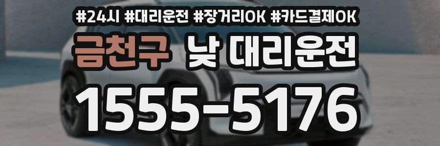금천구 낮 대리운전