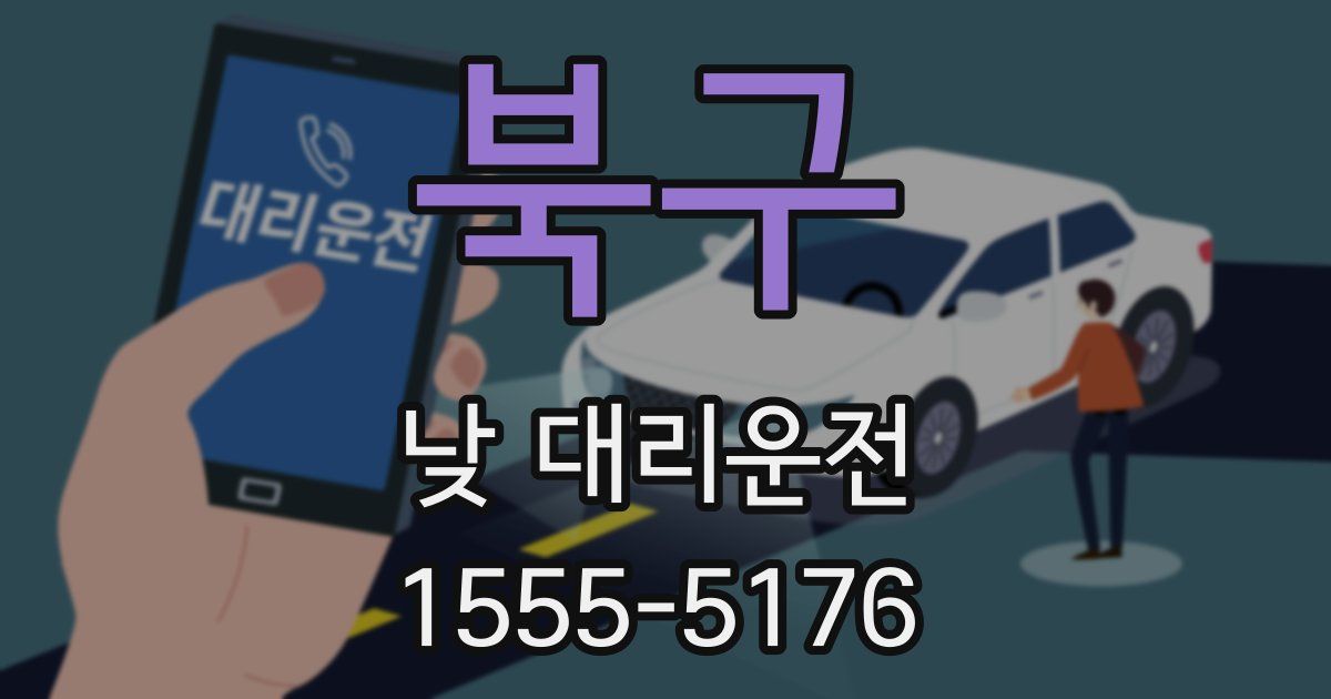 북구 낮 대리운전