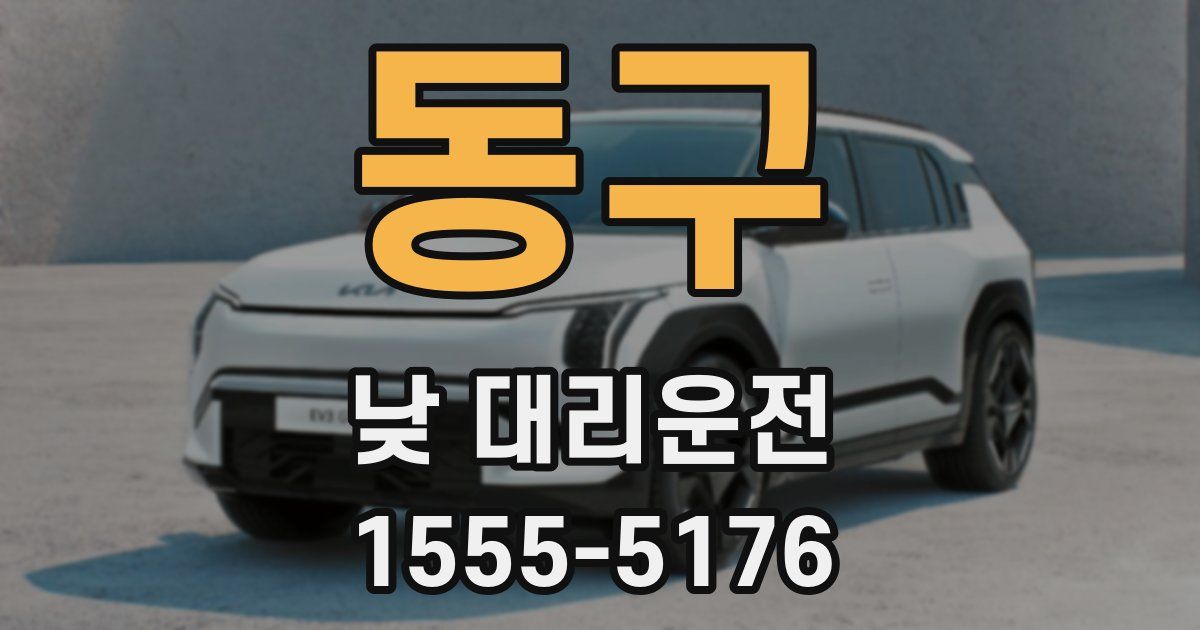 동구 낮 대리운전