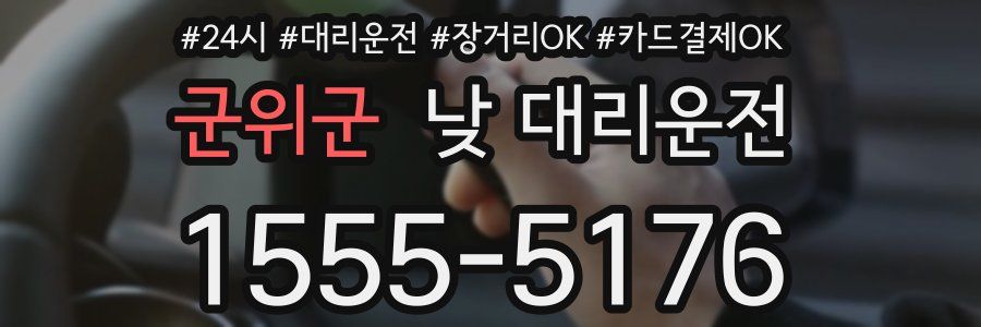 군위군 낮 대리운전